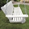 Highwood Usa 5ft Lehigh Porch Swing Outdoor Furniture for Patio, Backyard, Garden AD-PORL1-WHE - alternate 2